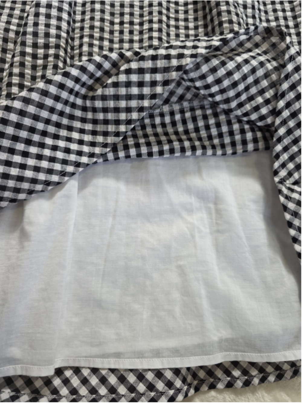 Vineyard Vines Gingham Seersucker Dress 10 Preppy Coastal Romantic NWT $148 - Picture 13 of 15